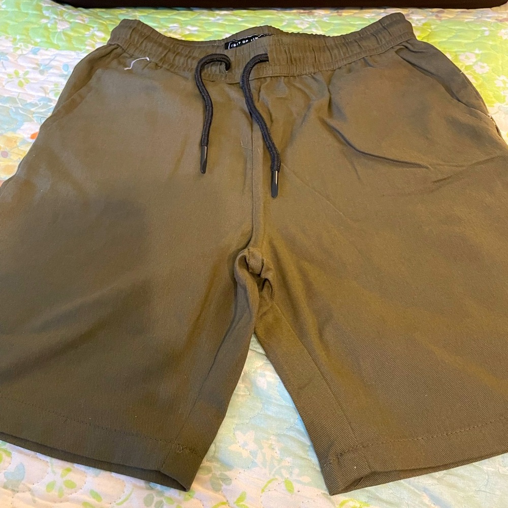 Boys Olive green shorts